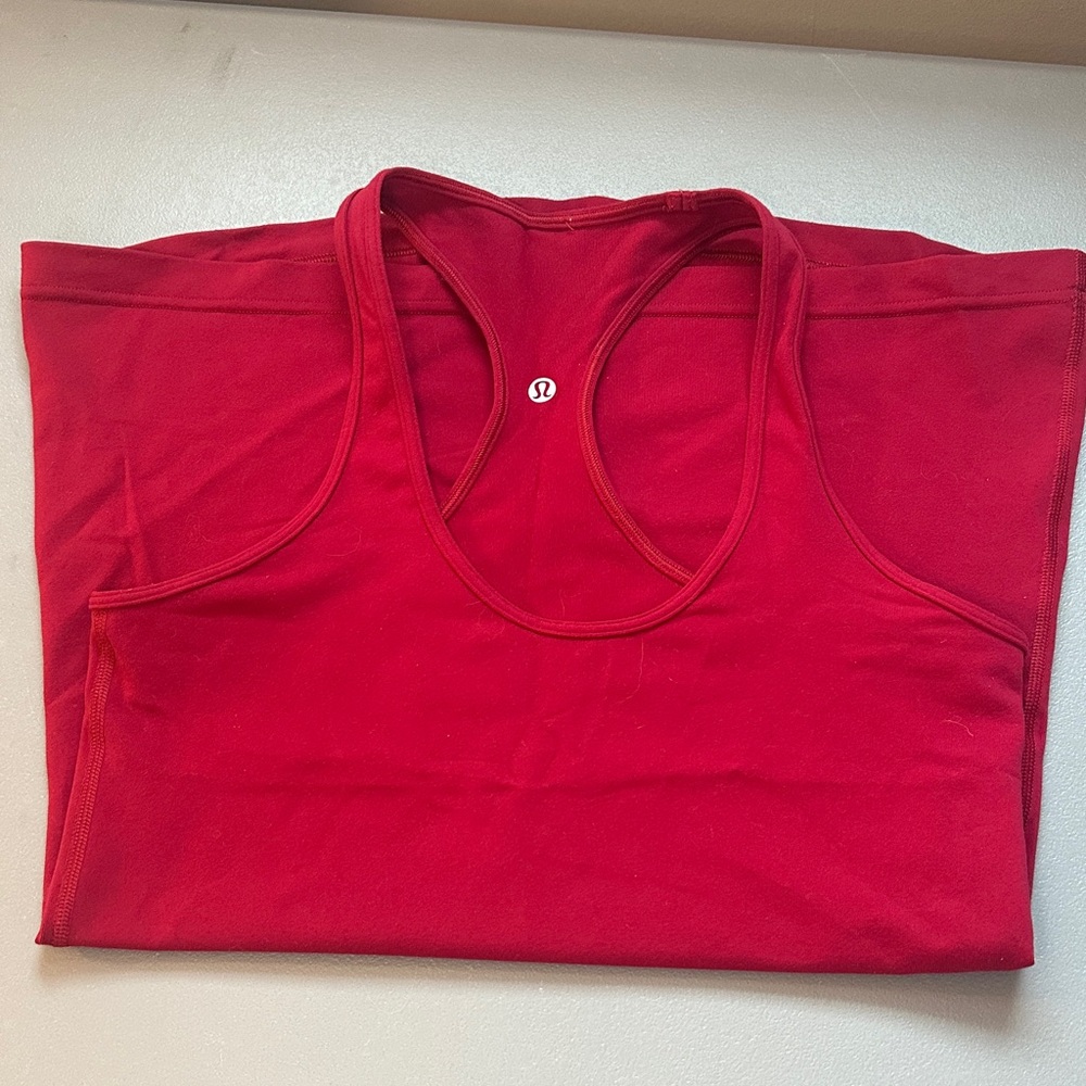 lululemon athletica Bold Red Tank Top